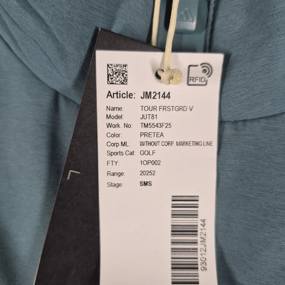 Adidas Ultimate365 Tour Vest Men's Medium Green Frostguard Golf Performance NWT